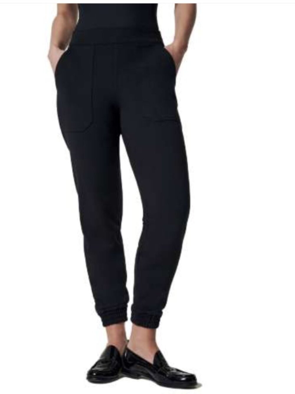 SPANX The Perfect Pant Black Joggers Small Pull On Stretch Small